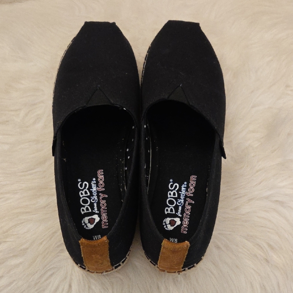 BOBS from Skechers Black Espadrilles